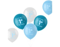 Ballonnen It'S My 1St Birthday Blauw 33cm 6st