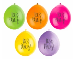 Ballonnen Lets Party 28cm 10st