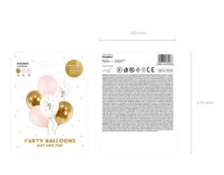 Ballonnen One Mix Roze 30cm 6st -Feestspullen Winkel ballonnen one mix roze 30cm 6st 2