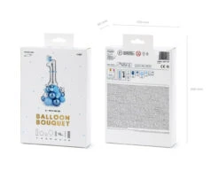 Ballonnen Set 1 Jaar Blauw 1,4m -Feestspullen Winkel ballonnen set 1 jaar blauw 14m 2