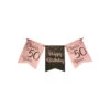 Banner 50 Jaar Roze Zwart 6m