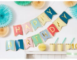 Banner Happy Birthday Gekleurd 1,75m -Feestspullen Winkel banner happy birthday gekleurd 175m 2