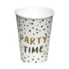 Bekers Party Time Papier 210ml 8st