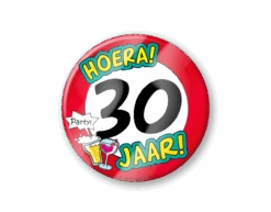 Bierviltjes 30 Jaar 12,5cm 6st