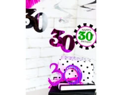 Bril 30 Jaar Fuchsia -Feestspullen Winkel bril 30 jaar fuchsia 2