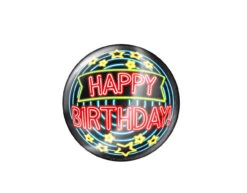 Button Happy Birthday Neon 5,5cm