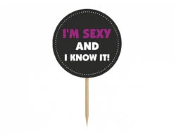 Caketopper 30Th Birthday 9,2cm 6st -Feestspullen Winkel caketopper 30th birthday 92cm 6st 2