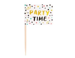 Cocktailprikkers Party Time 7cm 24st -Feestspullen Winkel cocktailprikkers party time 7cm 24st 3