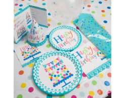 Confetti Cake Van De Verjaardag Servetten 16st -Feestspullen Winkel confetti cake van de verjaardag servetten 16st 2