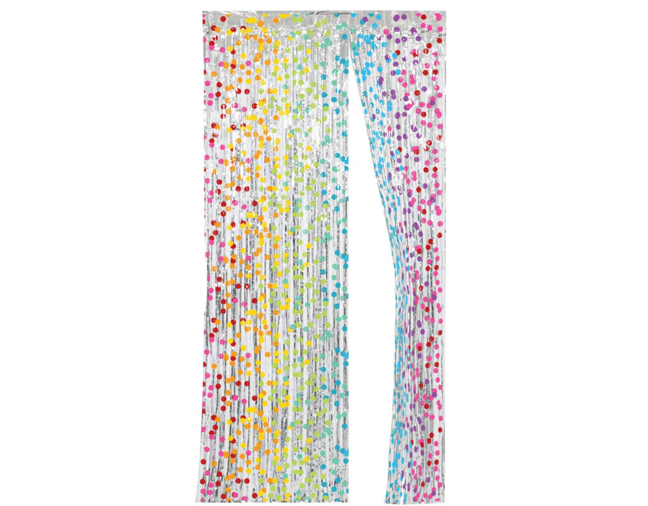 Confetti Deurgordijn Folie 2m 1 Confetti Deurgordijn Folie 2m
