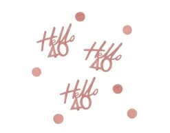 Confetti Mix It Up Forty Rose Gold Foil 13 G