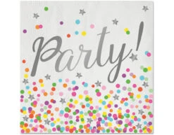 Confetti Party Servetten 33cm 16st