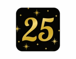 Deurbord 25 Jaar 50cm