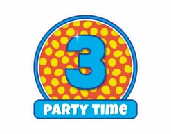 Deurbord 3 Jaar Gekleurd 50cm