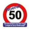 Deurbord 50 Jaar Verkeersbord 50cm