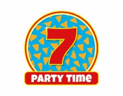 Deurbord 7 Jaar Gekleurd 50cm