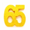 Goud Tafeldecoratie Cijfer 65 Glitter 20,5cm