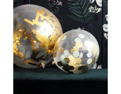 Gouden Confetti Ballon 61cm 9 Gouden Confetti Ballon 61cm -Feestspullen Winkel gouden confetti ballon 61cm 4
