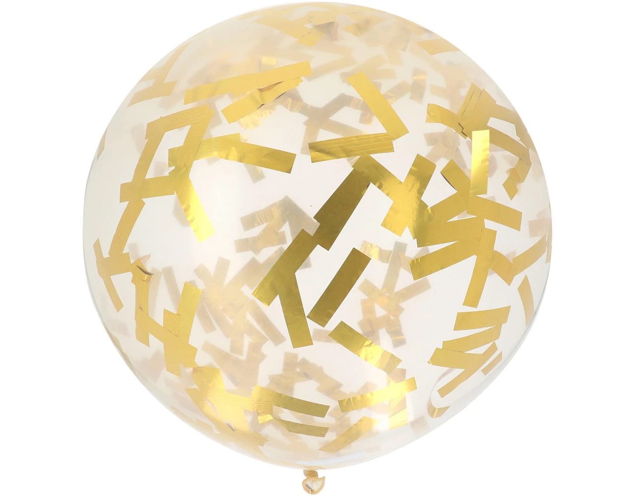 Gouden Confetti Ballon 61cm 1 Gouden Confetti Ballon 61cm