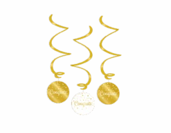 Gouden Hangdecoratie Congrats 17cm