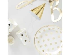 Gouden Happy Birthday Decoratie Set 6 Delig -Feestspullen Winkel gouden happy birthday decoratie set 6 delig 2