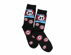 Grappige Sokken 21 Jaar 1 Paar