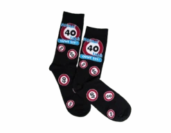 Grappige Sokken 40 Jaar 1 Paar