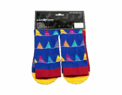 Grappige Sokken 50 Jaar Vlaggetjes 1 Paar -Feestspullen Winkel grappige sokken 50 jaar vlaggetjes 1 paar 2