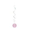 Hangdecoratie 16 Jaar Roze 81cm 6st
