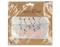 Hangdecoratie 30 Jaar Rose Goud 75cm 5st -Feestspullen Winkel hangdecoratie 30 jaar rose goud 75cm 5st 3