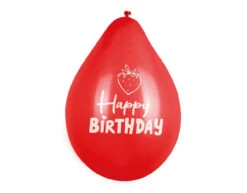 Happy Birthday Ballonnen Fruit Dubbelzijdig 25cm 6st -Feestspullen Winkel happy birthday ballonnen fruit dubbelzijdig 25cm 6 3
