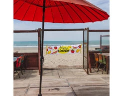 Happy Birthday Banner Fruit 1,8m -Feestspullen Winkel happy birthday banner fruit 18m 2
