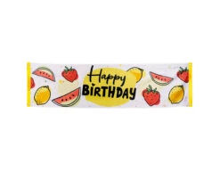 Happy Birthday Banner Fruit 1,8m