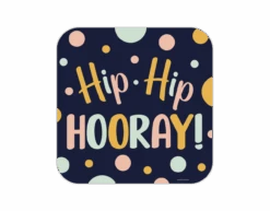 Happy Birthday Deurbord Hip Hip Hooray 50cm