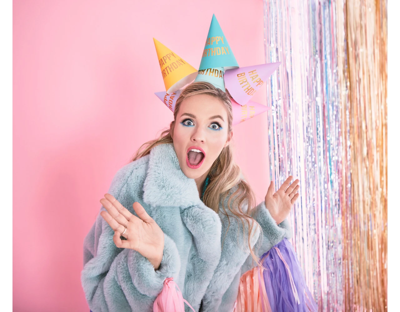 Happy Birthday Feesthoedjes 16cm 6st 4 Happy Birthday Feesthoedjes 16cm 6st - Afbeelding 4