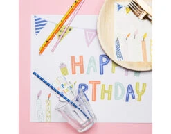 Happy Birthday Placemats Eco 6st 10 Happy Birthday Placemats Eco 6st -Feestspullen Winkel happy birthday placemats eco 6st 4