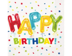 Happy Birthday Servetten 33cm 16st