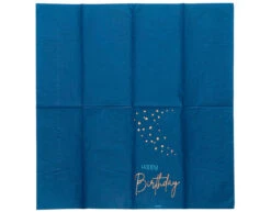 Happy Birthday Servetten Blauw 33cm 10st -Feestspullen Winkel happy birthday servetten blauw 33cm 10st 2