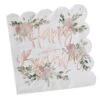 Happy Birthday Servetten Bloemen 16,5cm 16st