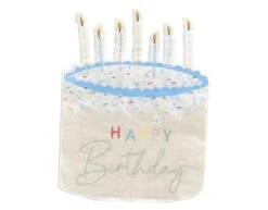 Happy Birthday Servetten Taart 16,5cm 16st
