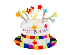 Hoed Happy Birthday -Feestspullen Winkel hoed happy birthday 2