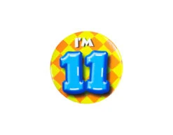 I'm 11 Button 11 Jaar 5,5cm