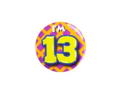 I'm 13 Button 13 Jaar 5,5cm