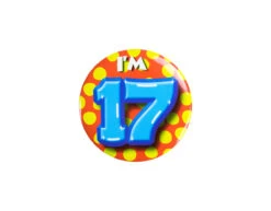 I'm 17 Button 17 Jaar 5,5cm