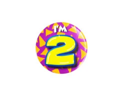 I'm 2 Button 2 Jaar 5,5cm