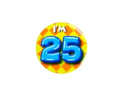 I'm 25 Button 25 Jaar 5,5cm