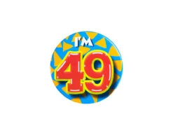 I'm 49 Button 49 Jaar 5,5cm