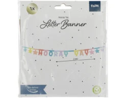 Letterslinger Hooray Yay 1,6m 9 Letterslinger Hooray Yay 1,6m -Feestspullen Winkel letterslinger hooray yay 16m 4