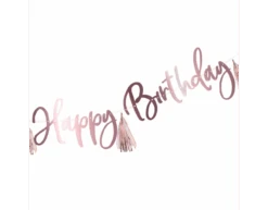 Letterslinger Rose Goud Personaliseerbaar 2,74m