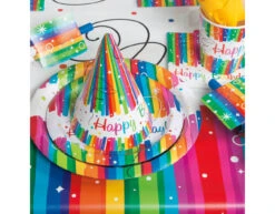 Linten Van De Regenboog Verjaardag Servetten 16st -Feestspullen Winkel linten van de regenboog verjaardag servetten 16st 2